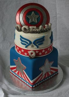 Captain America Cake