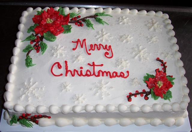 11 Photos of Christmas Anniversary Sheet Cakes