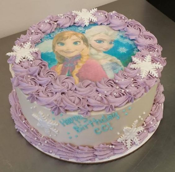 Frozen Birthday Cakes for Girls