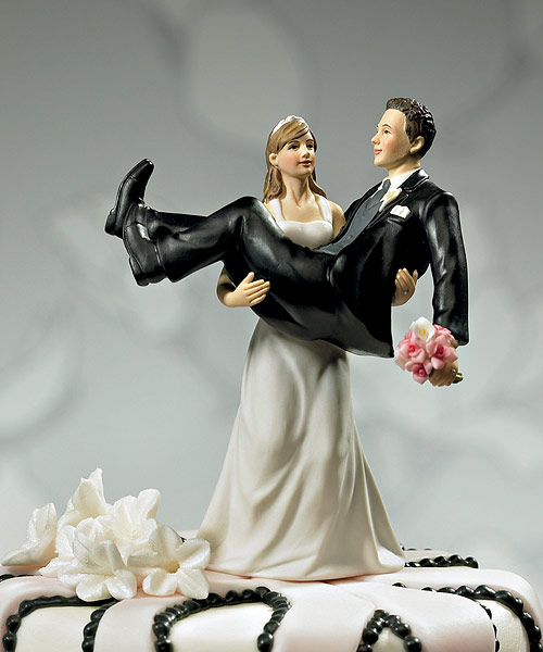 Funny Wedding Toppers Bride and Groom