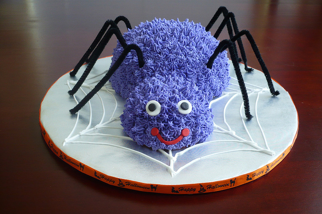 Halloween Spider Cake