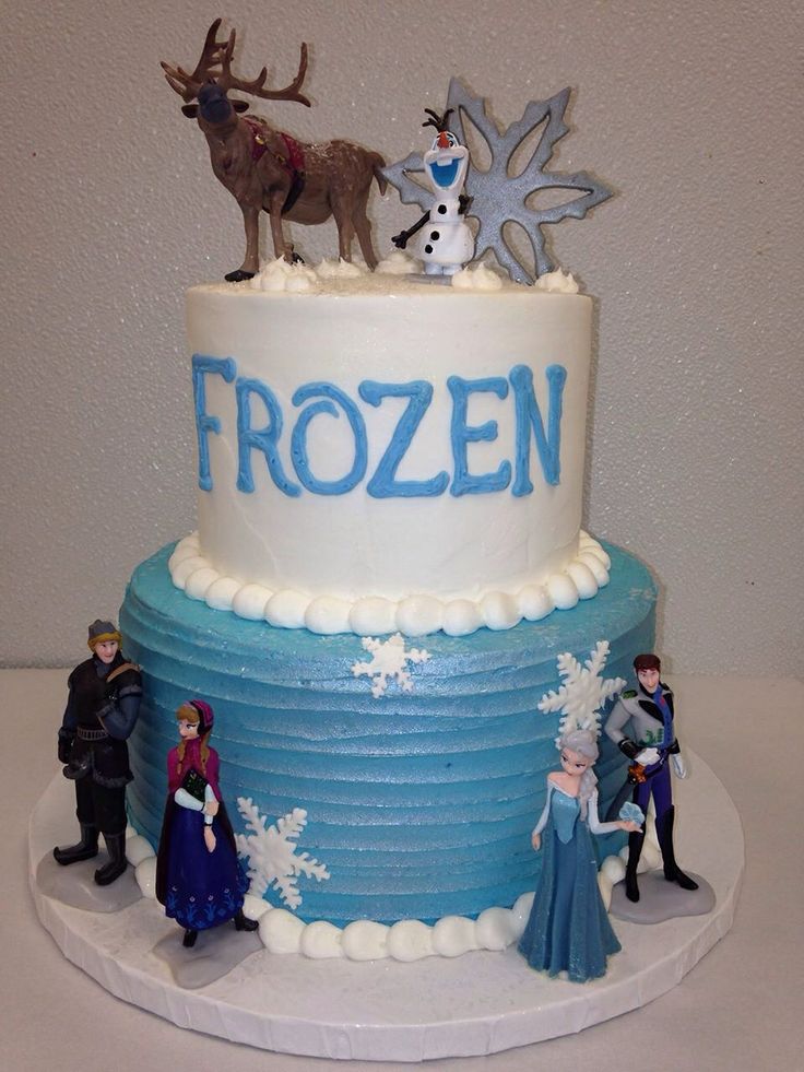 Little Girl Birthday Cake Frozen