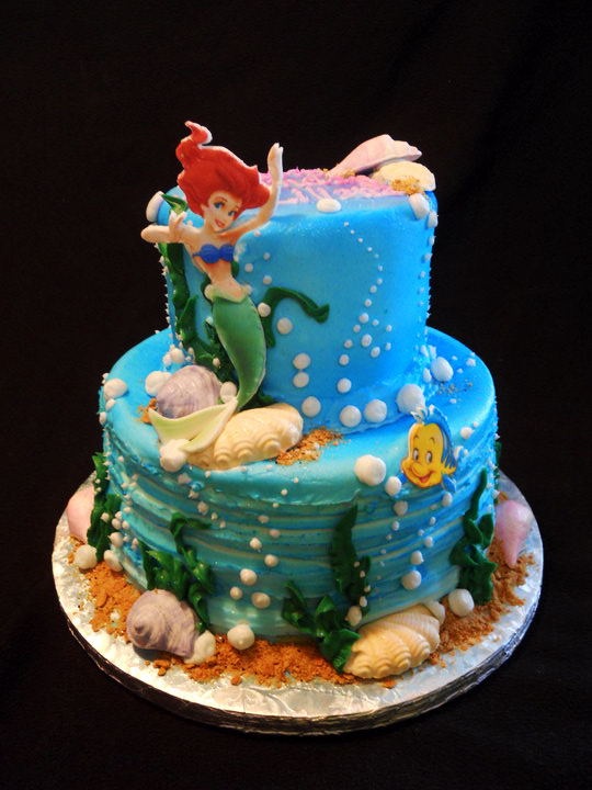 9 Photos of Under The Sea Little Mermaid Cakes