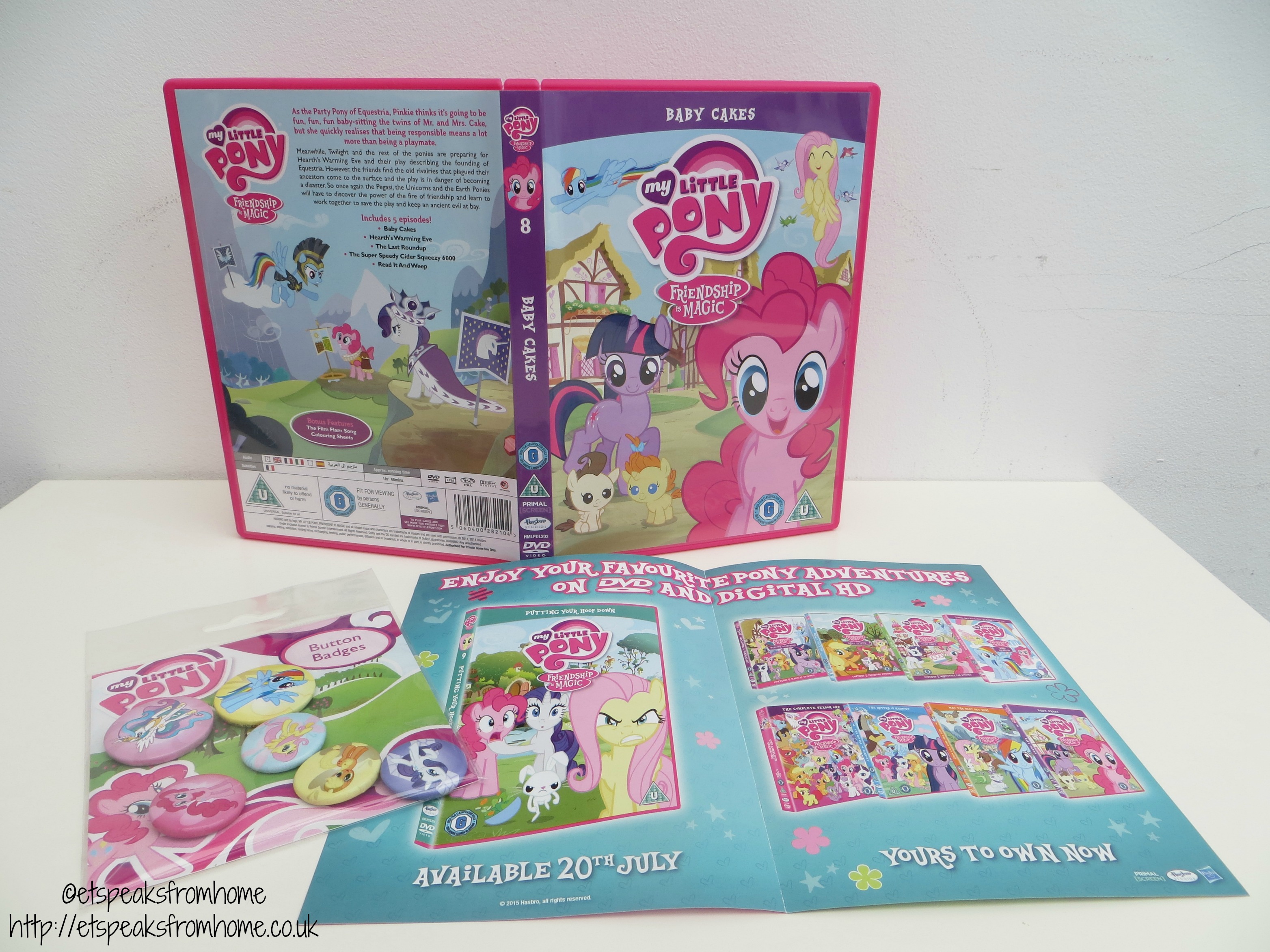 My Little Pony Baby Cakes DVD