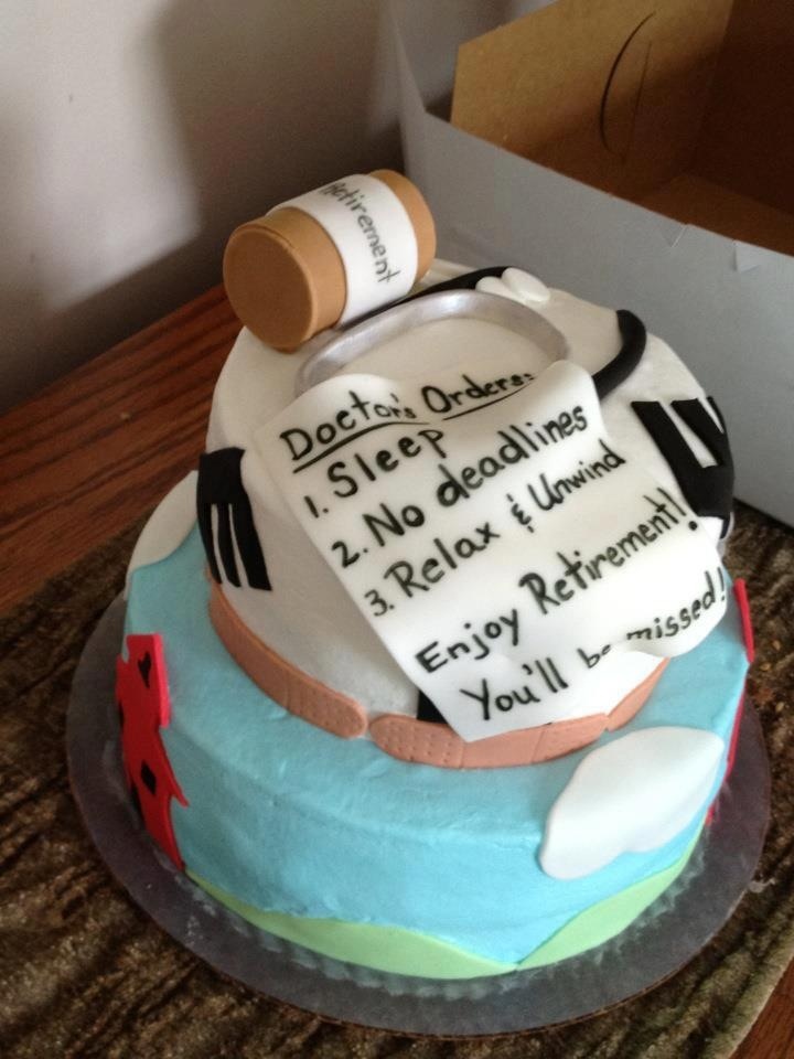 Nurse Retirement Cake