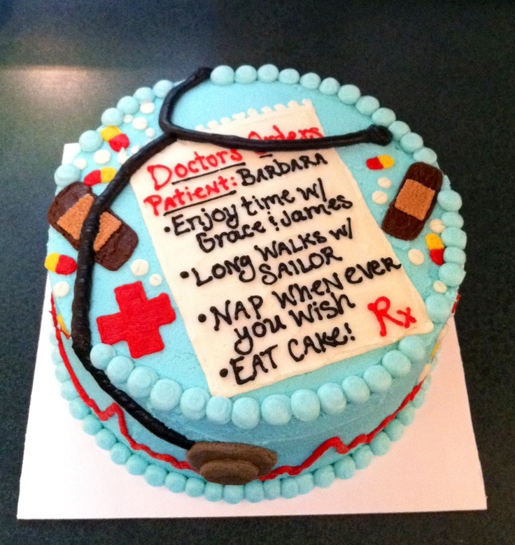 Nurse Retirement Cake