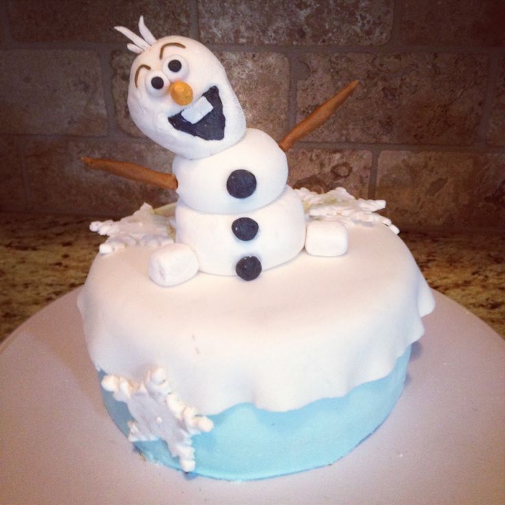 Olaf Disney Frozen Birthday Cake