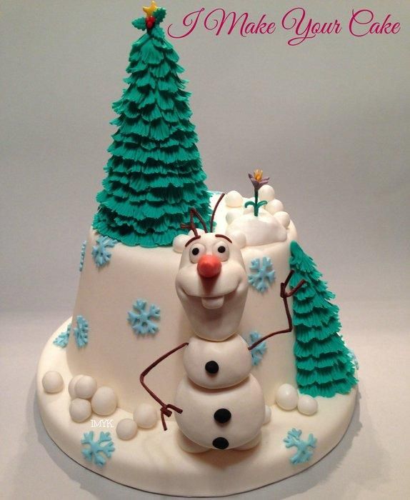 Olaf Disney Frozen Cake