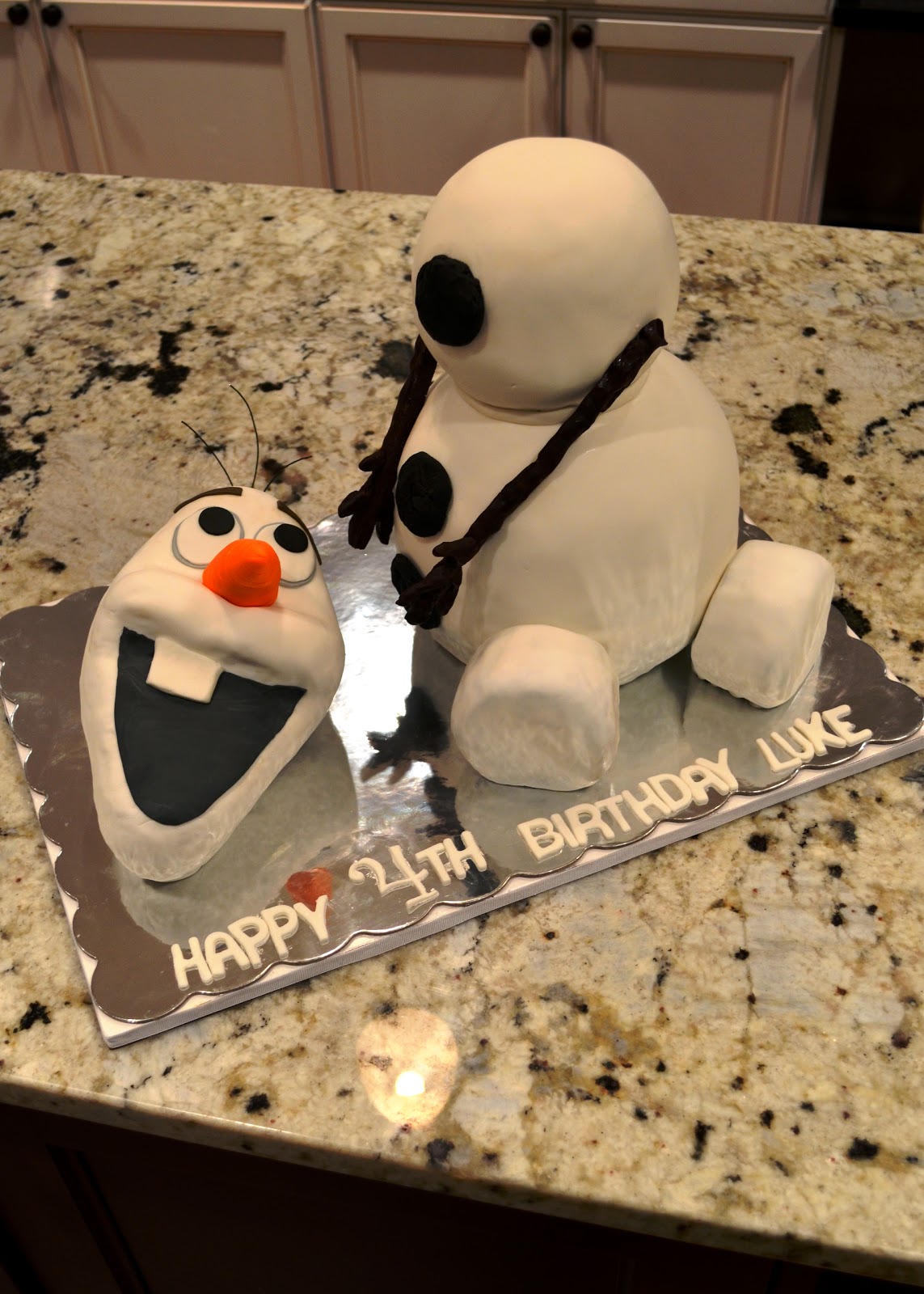 Olaf Frozen Cake