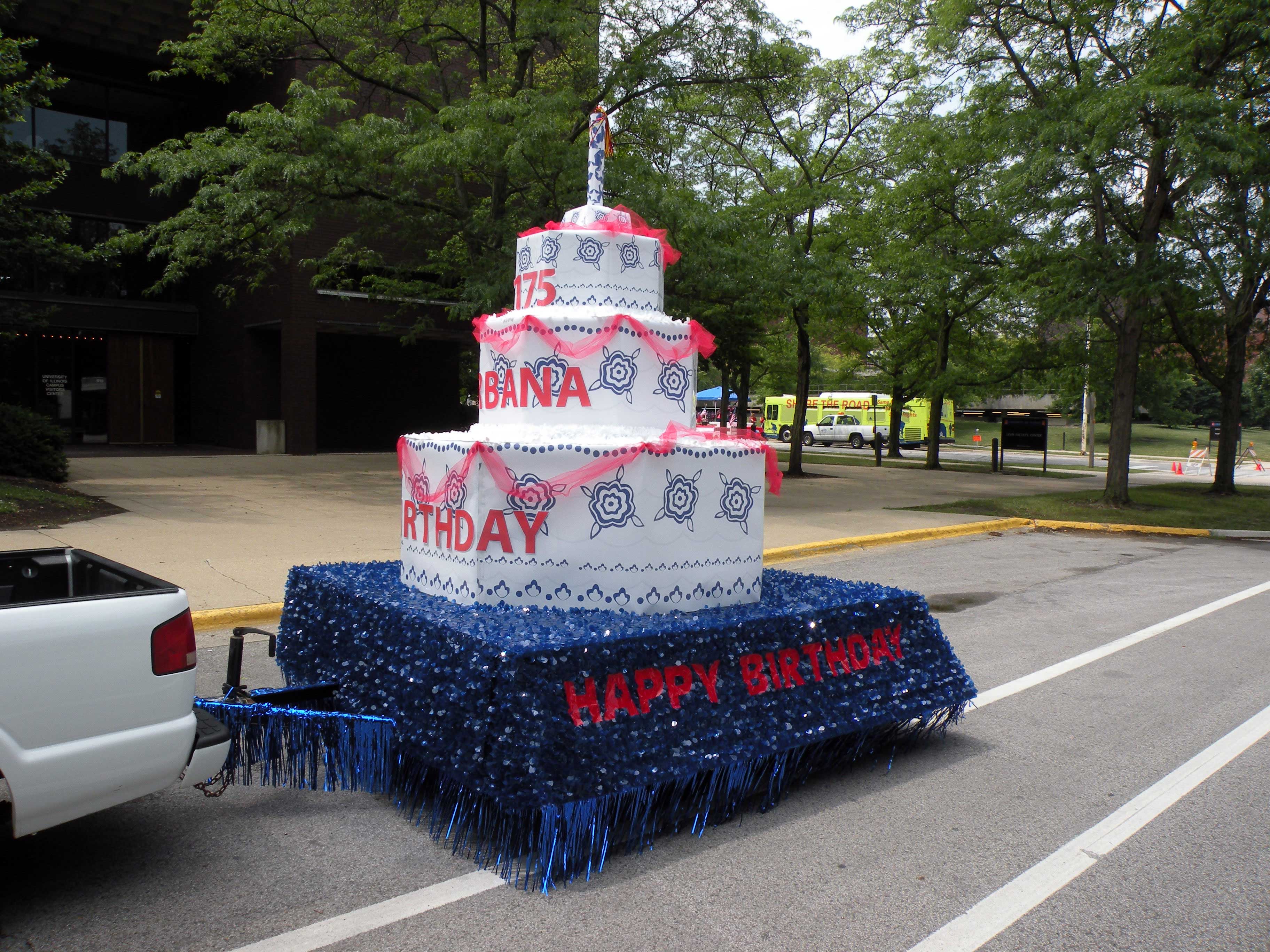 Parade Float Birthday Cake