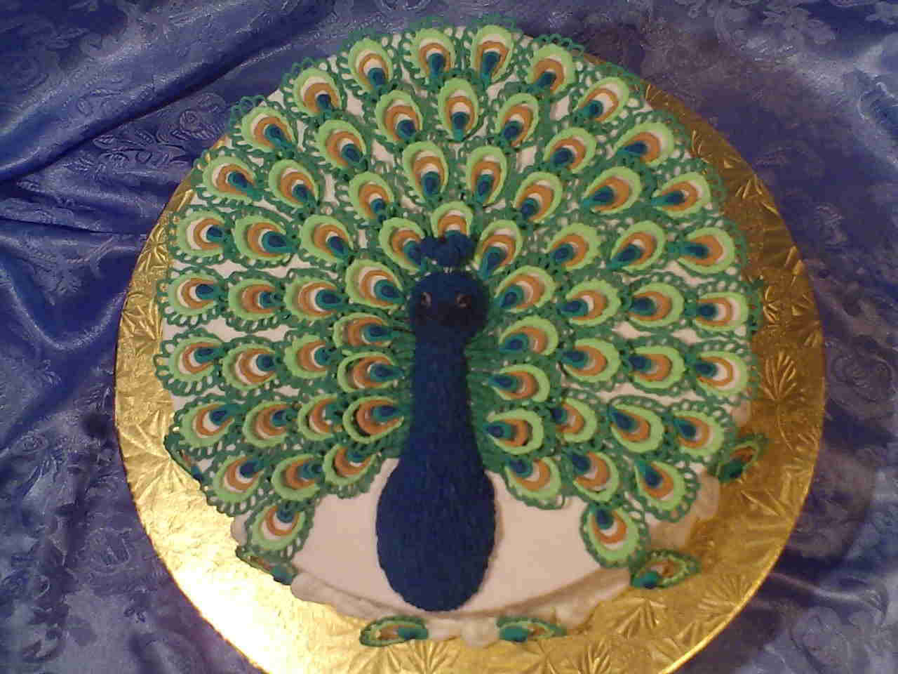 Peacock Wedding Cake