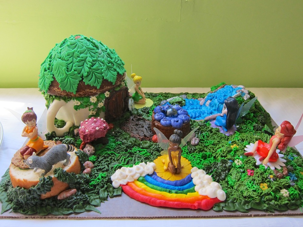 Pixie Hollow Birthday Cake