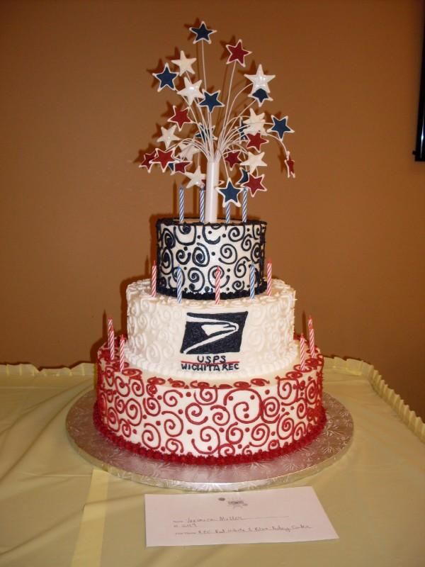 Post Office Retirement Cake