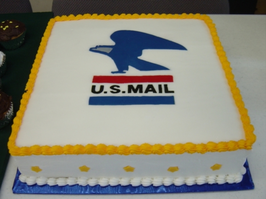 Post Office Retirement Cake