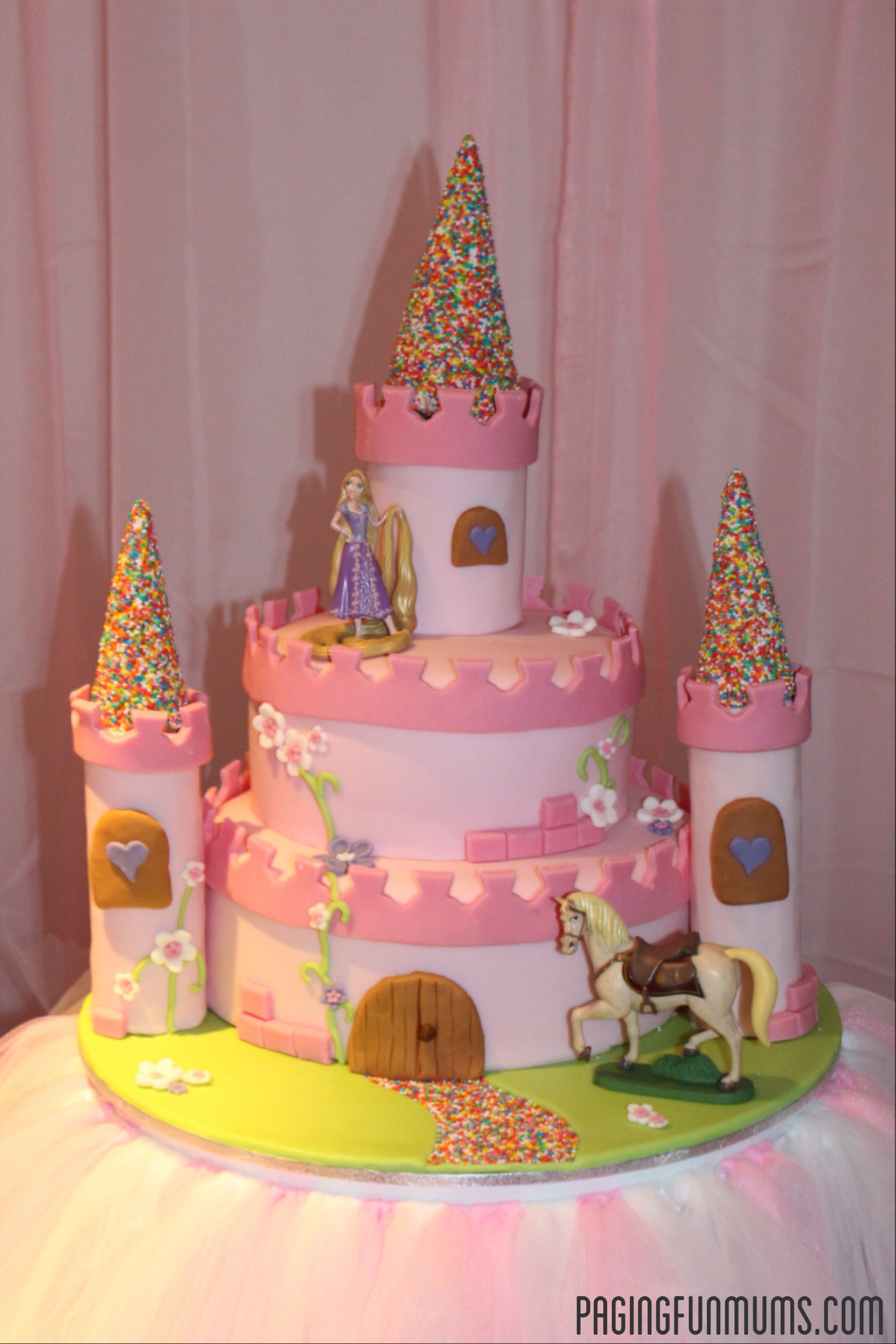 Princess Castle Cake