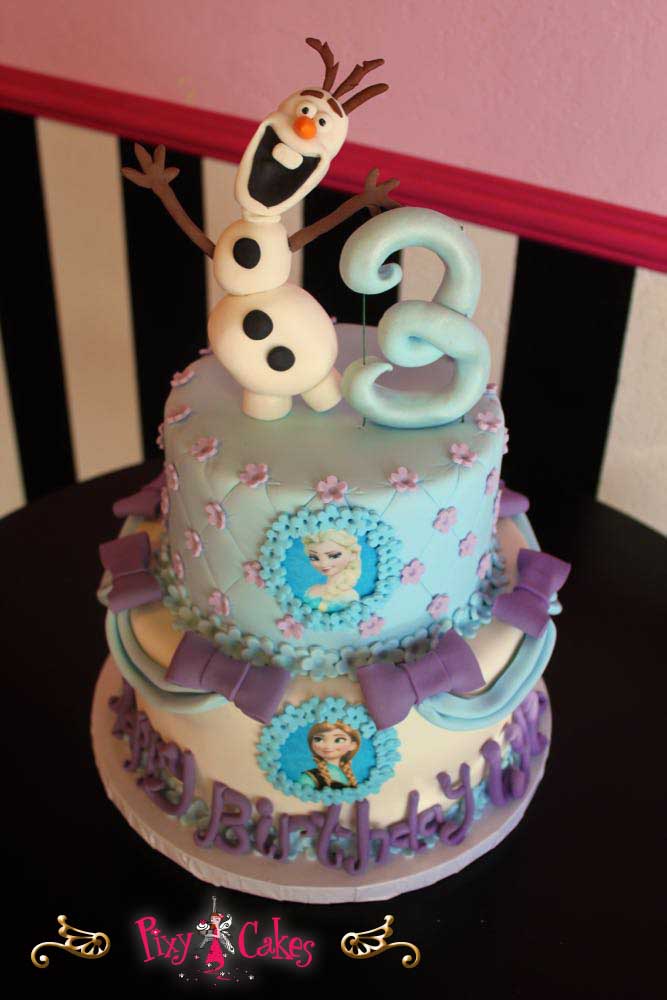 Purple Birthday Cake Frozen