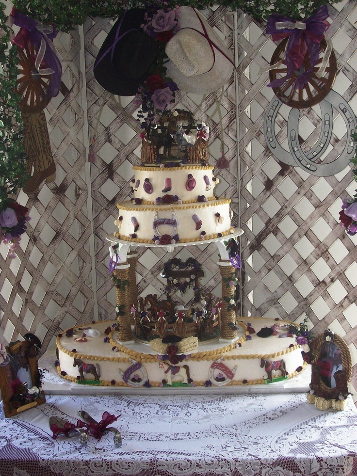 8 Western Quince Cakes Photo Western Quinceanera Cakes