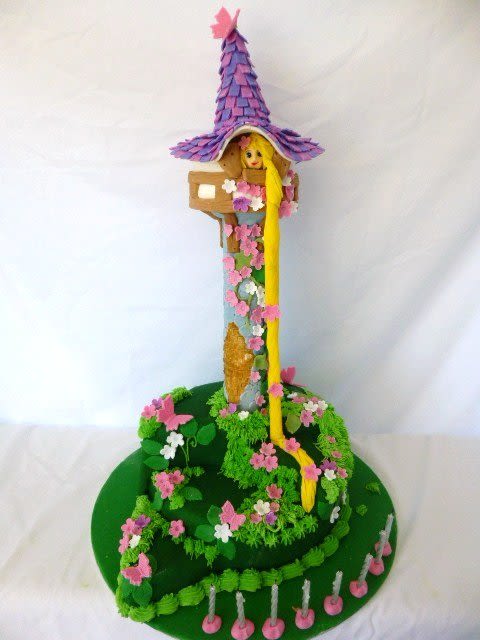 Rapunzel Tower Cake