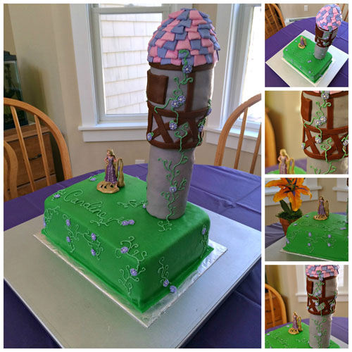 Rapunzel Tower Cake