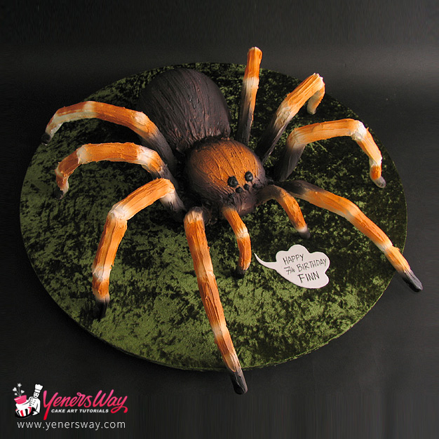 Spider Birthday Cake