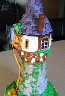 Tangled Rapunzel Cake