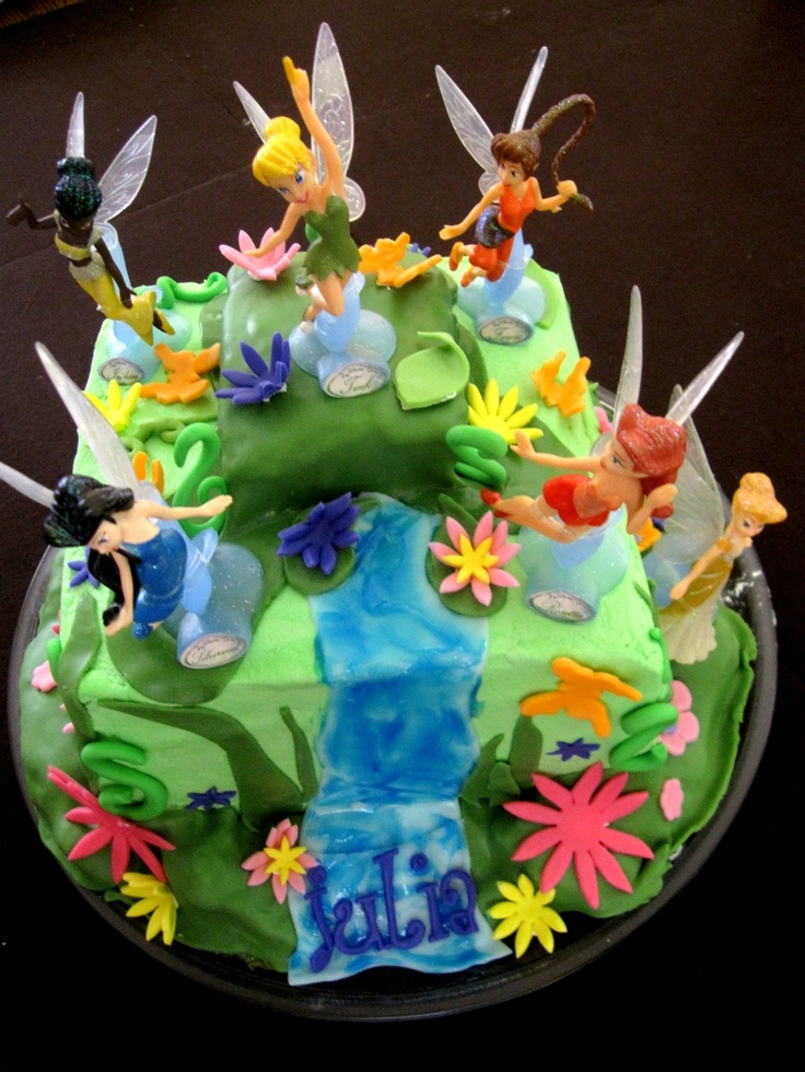 Tinkerbell Pixie Hollow Cake