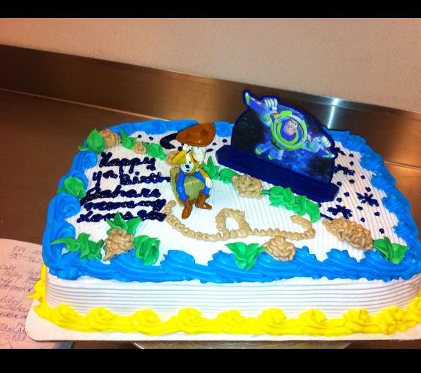 Toy Story 1 4 Sheet of Cake