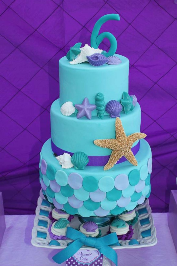 Under the Sea Mermaid Birthday Cake Ideas