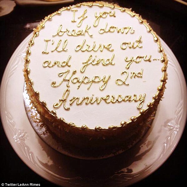 Wedding Anniversary Cake