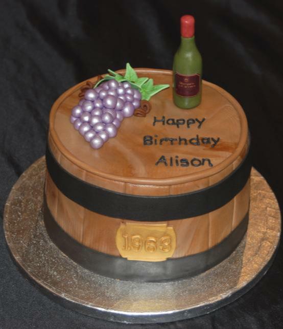 Wine Birthday Cake Ideas