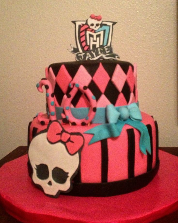 9 Photos of Monster High Birthday Cakes For Girls 10 Year Old