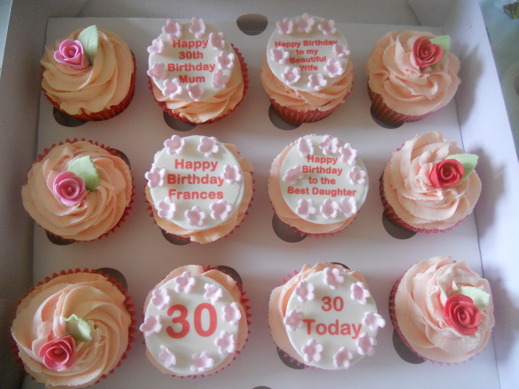 5 Photos of 30th Birthday Cupcakes