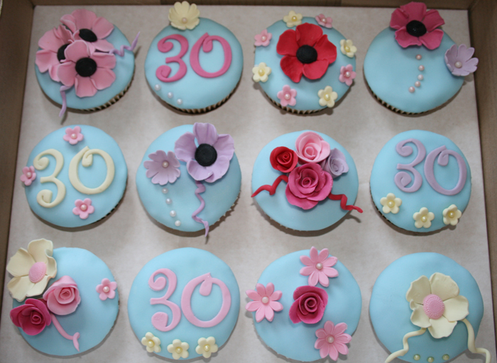 30th Birthday Cupcake Cake Ideas