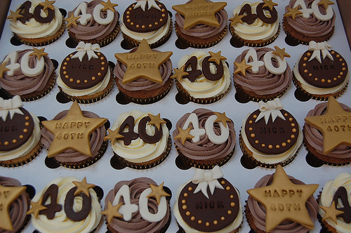 40th Birthday Cupcakes for Men