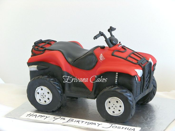 ATV Birthday Cake Decorations