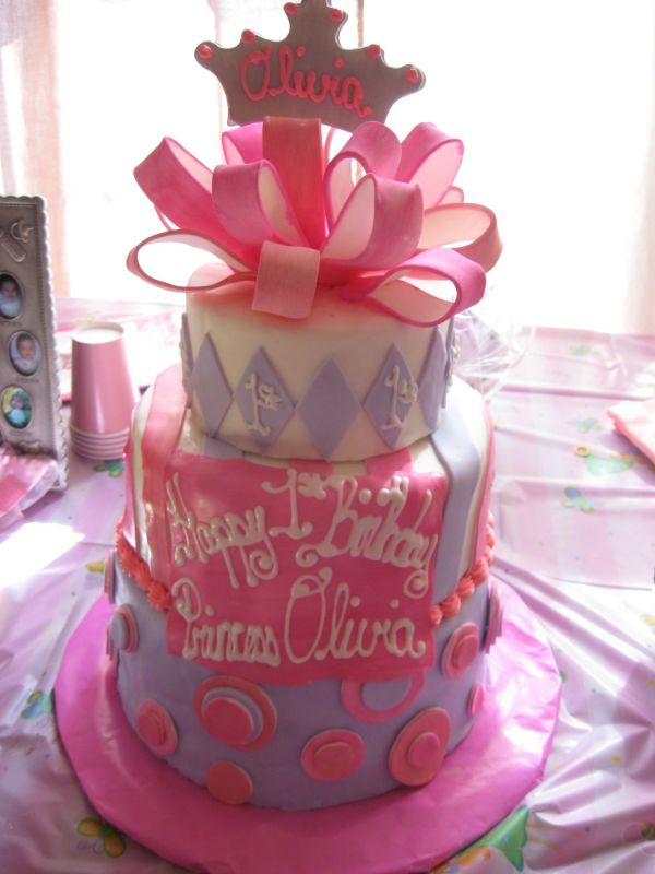 Birthday Cake with Fondant