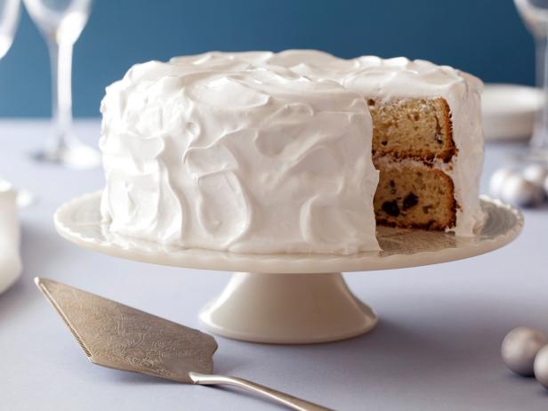 Birthday Cake with Marshmallow Frosting