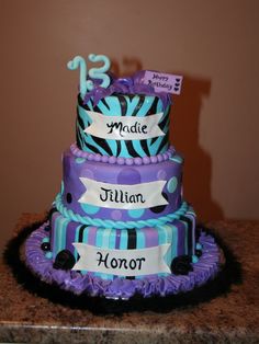 Boys 13th Birthday Cake Ideas