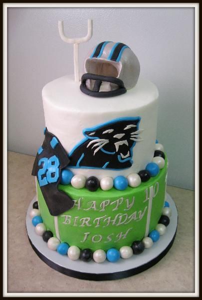 Carolina Panthers Birthday Cake