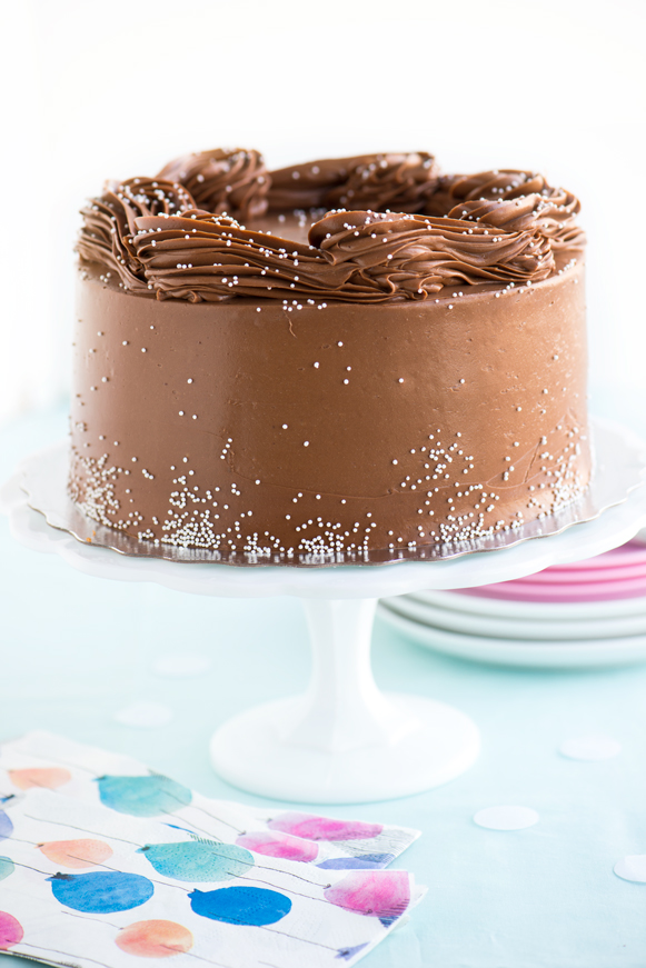 Chocolate Birthday Frosting Cakewith