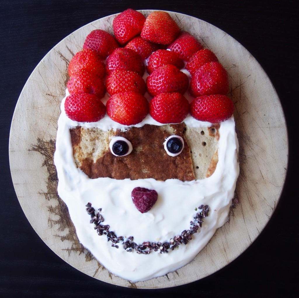 Christmas Santa Pancakes Recipe