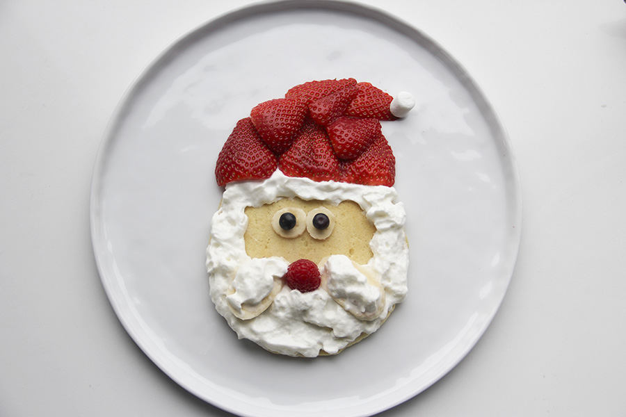 Christmas Santa Pancakes