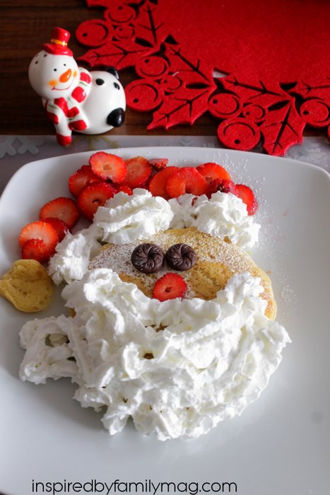 Christmas Santa Pancakes