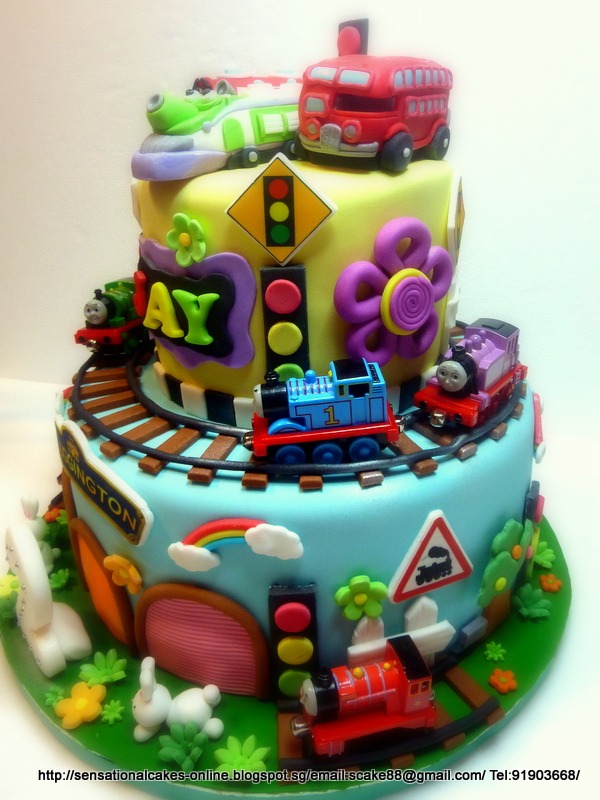 Chuggington Train Birthday Cake