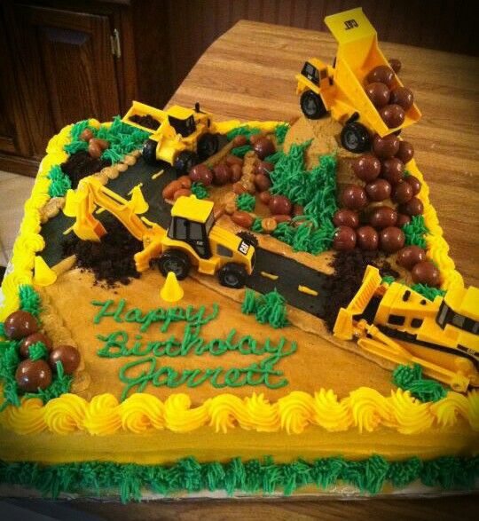 Construction Birthday Cake