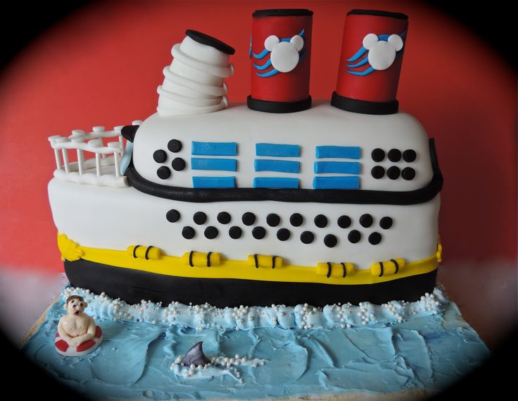 Disney Cruise Ship Cake