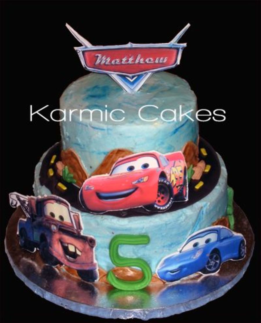 Disney Pixar Cars Birthday Cake