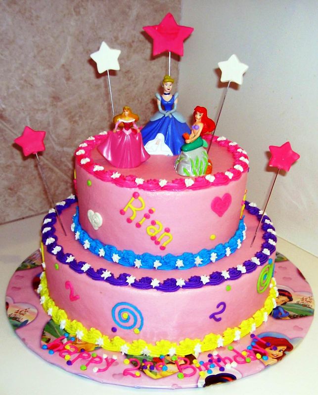 Disney Princess Birthday Cakes