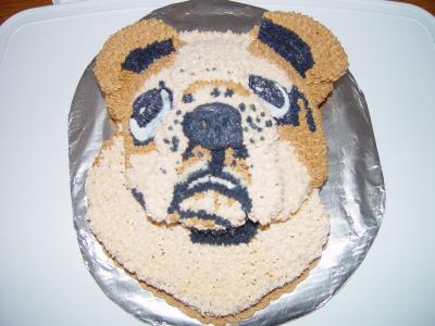 Dog Shaped Cake Fail