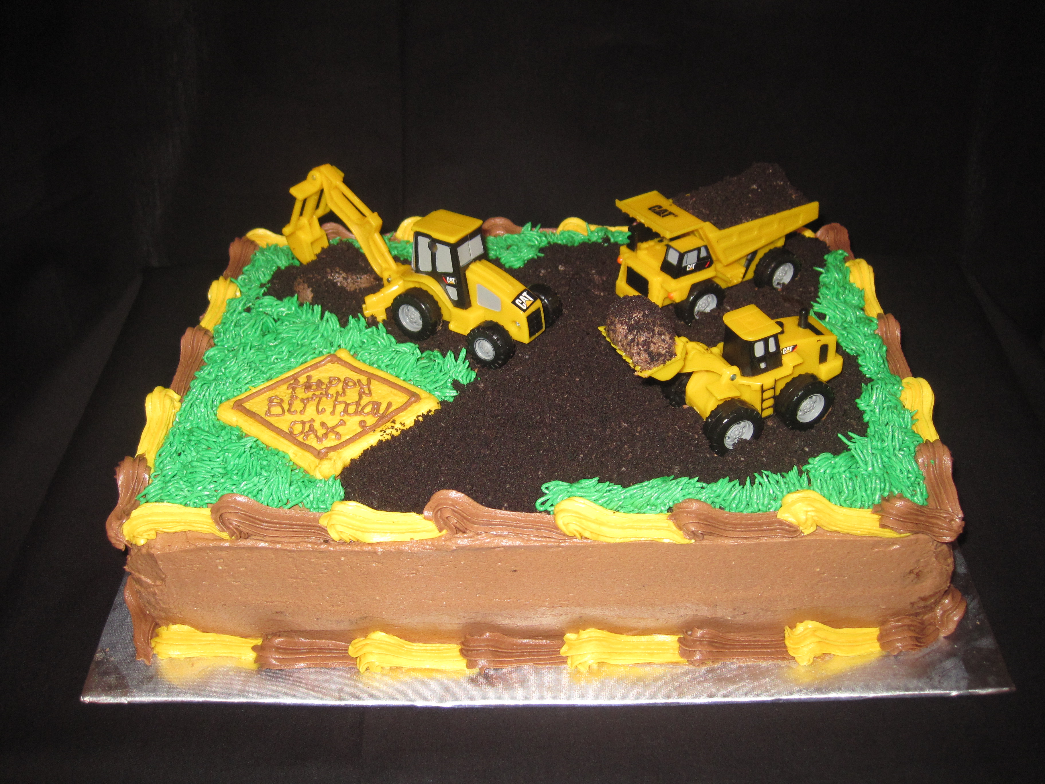 10 Photos of Dump Truck Sheet Cakes For Boys